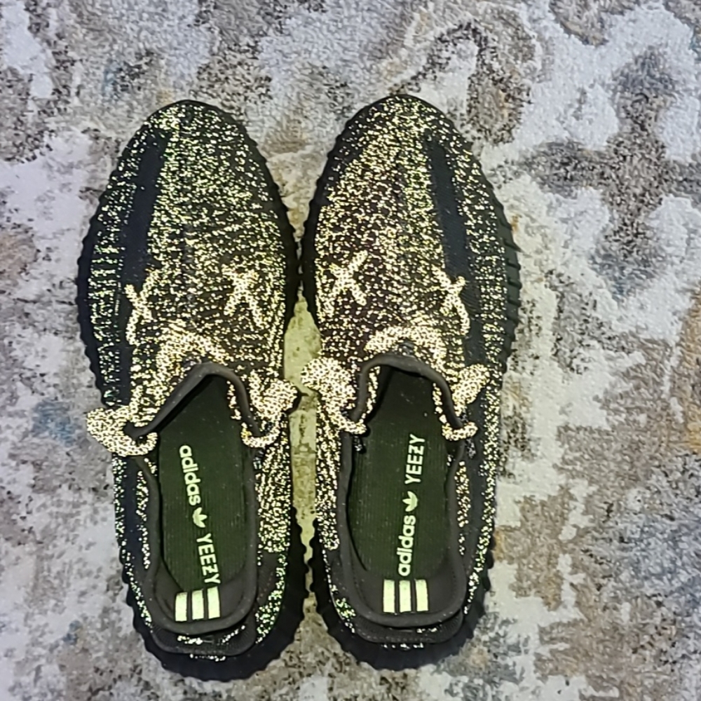 Yeezy black statics reflecives